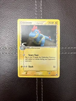 Pokemon TCG - Croconaw - 27/101 - EX Dragon Frontiers - LP Uncommon (2006) - Image 1