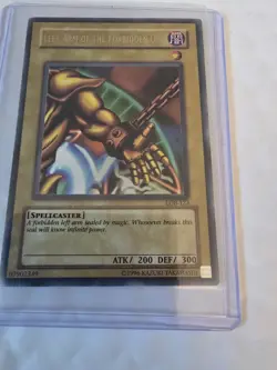 Yugioh Left Arm of the Forbidden One LOB-EN123 Ultra Rare NM - Image 1