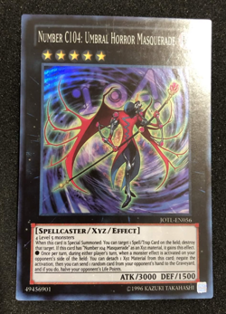 Yu-Gi-Oh! Number C104: Umbral Horror Masquerade JOTL-EN056 Super Rare - NM - Image 1