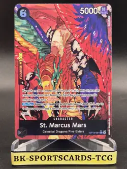 One Piece Carrying on His Will : St Marcus Mars OP13-091 Alt Art Rare English - Image 1