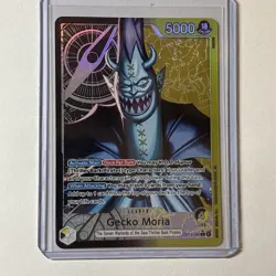 One Piece TCG The Azure Sea’s Seven Gecko Moria ALT Art Leader OP14-080 NM - Image 1