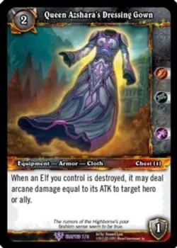 Queen Azshara's Dressing Gown - Crafted - World of Warcraft TCG - Image 1