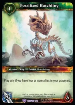 Fossilized Hatchling - Crafted - World of Warcraft TCG - Image 1