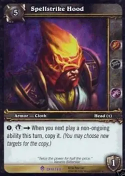 Spellstrike Hood - Crafted - World of Warcraft TCG - Image 1