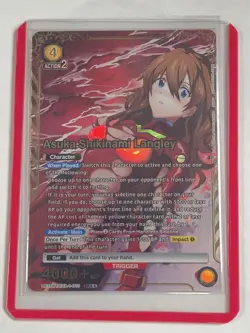 Union Arena UA Asuka Shikinami Langley EVA-1-014 SR** English NM Evangelion - Image 3