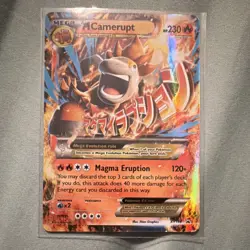 M Camerupt EX Mega Promo Holo Pokemon Card 230 HP XY198 XY - Image 1