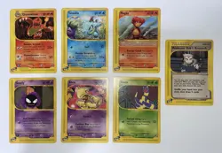 Lot of 7 Vintage 2002 Expedition Base Set Pokemon TCG Wizards E-Reader Cards NM - Image 1