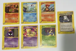 Lot of 7 Vintage 2002 Expedition Base Set Pokemon TCG Wizards E-Reader Cards NM - Image 2