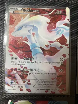 Pokemon 9 Card TCG Lot- NM-HP, Reshiram RC22 and Tag Team - Image 2