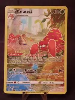 Parasect TG01/TG30 Lost Origin Trainer Gallery Ultra Rare Pokemon Card VLP-NM . - Image 1