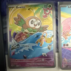 Rowlet Litten Popplio MEP 043 044 045 First Partner Series 1 Promo Pokemon Cards - Image 1
