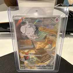 Pokemon Espurr POR 095/068 Full Art Holo Basic Psychic 60 HP English Card - Image 1