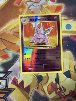 Nidorino REVERSE HOLO 44/108 Pokemon TCG XY Evolutions Card NM 2016 - Image 1