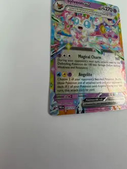 Sylveon ex 041/131 Prismatic Evolutions Pokemon Card Tera Full Art Holo - Image 3