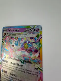 Sylveon ex 041/131 Prismatic Evolutions Pokemon Card Tera Full Art Holo - Image 4