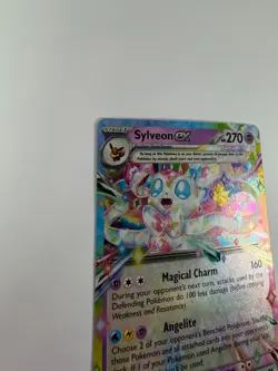 Sylveon ex 041/131 Prismatic Evolutions Pokemon Card Tera Full Art Holo - Image 5