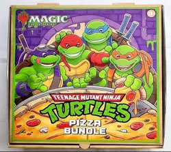Sealed Teenage Mutant Ninja Turtles Pizza Bundle SHIPS NOW Magic MTG - Image 1