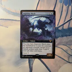 Imposter Mech (Extended Art) - Normal NM MTG Commander: Kamigawa: Neon Dynasty - Image 1