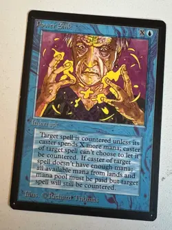 Magic the Gathering MTG Power Sink Beta NM- Playset (4) (Beta Bob) - Image 2