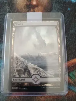 Wastes (183) - Full Art Oath of the Gatewatch Foil, NM, Free Next Day Shipping! - Image 1