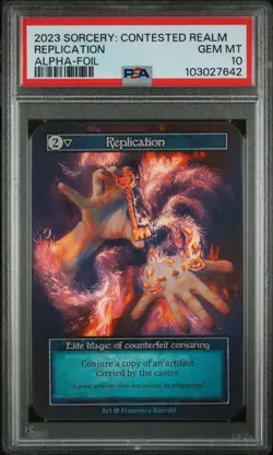 Sorcery Contested Realm Alpha - Replication - FOIL Elite - PSA 10 - Image 1