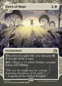 Dawn of Hope - Foil Extended Art Showcase WoEET NM MTG - Image 1