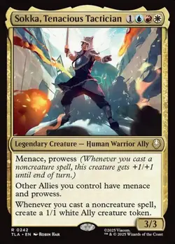 Sokka, Tenacious Tactician - Foil TLA NM MTG - Image 1