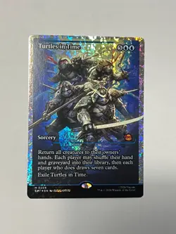 MTG Turtles in Time FRACTURE FOIL #0294 TMNT Japan Showcase Mythic NM Rare - Image 1