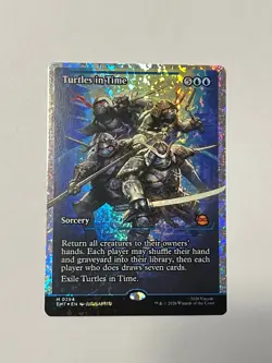 MTG Turtles in Time FRACTURE FOIL #0294 TMNT Japan Showcase Mythic NM Rare - Image 3