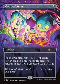 Coat of Arms - Double Rainbow Foil Extended Art SLD NM MTG - Image 1