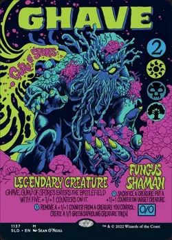 Ghave, Guru of Spores - Foil Extended Art SLD NM MTG - Image 1