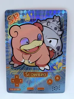 Pokemon Baby 151 Slowbro Special Doujin Kawaii Holo Illustration Art Card - Image 1