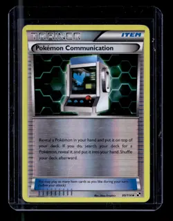 Pokemon Communication 99/114 Black & White Reverse Holo - Image 1