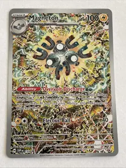 Pokemon Magneton SVP 159 Surging Sparks Full Art Holo Black Star Promo - Image 1