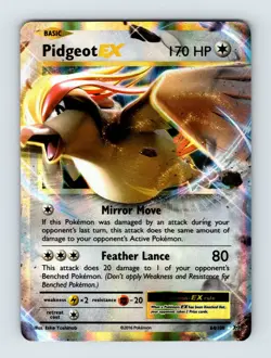 Pidgeot EX - NM - Evolutions - Ultra Rare - 64/108 - Pokemon TCG - Image 1
