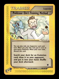 Professor Elm's Training Method Expedition #148/165 LP Pokemon Uncommon - Image 1