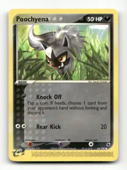 Poochyena Ruby and Sapphire #64/109 Pokemon TCG - Image 1
