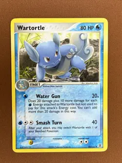 Pokemon Wartortle EX FireRed & LeafGreen 50/112 Uncommon 2004 - Image 1