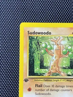 Sudowoodo 1st Edition 77/111 Neo Genesis Pokemon Card NM Vintage WOTC - Image 2