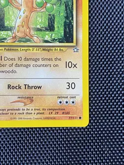 Sudowoodo 1st Edition 77/111 Neo Genesis Pokemon Card NM Vintage WOTC - Image 4