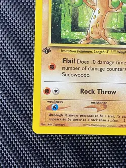 Sudowoodo 1st Edition 77/111 Neo Genesis Pokemon Card NM Vintage WOTC - Image 5