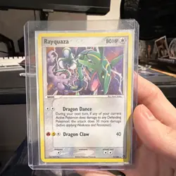 Pokemon Rayquaza 9/106 Emerald Holo Rare 80HP Card 2005 English - Image 1