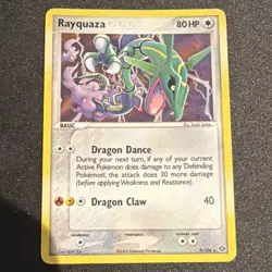Pokemon Rayquaza 9/106 Emerald Holo Rare 80HP Card 2005 English - Image 4