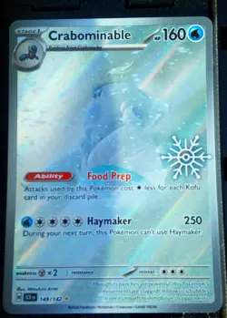 Crabominable #149/142 Pokemon TCG NM - Image 1
