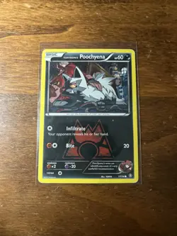 Pokemon TCG Team Magma's Poochyena Double Crisis Card 17/34 - Image 1