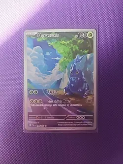 Pokemon TCG Heracross 202/193 SV02 Illustration Rare Full Art Holo 130 HP - Image 1