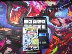 HEAVY! GOD PACKUU SIRUU 22.28g Prismatic Evolutions Pokemon TCG Booster (SEALED) - Image 1