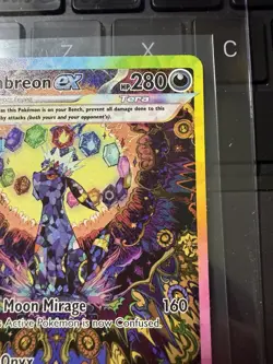 2025 POKEMON PRISMATIC EVOLUTIONS UMBREON EX 161/131! SPECIAL ILLUSTRATIONS RARE - Image 3