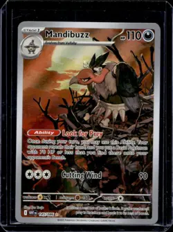 2025 Pokemon White Flare Mandibuzz Illustration Rare #145/086 - Image 1