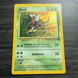 Pokemon TCG Pinsir Jungle 9/64 Holo Unlimited Holo Rare - Image 1